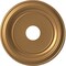 Ekena Millwork Traditional PVC Medallion (Canopies up to 9 1/2"), 16"OD x 3 1/2"ID x 1 3/8"P, Bright Coat Gold CMP16TRBGL - alternate 1